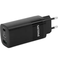 Philips DLP2681/12 (Usb-C Pd 3.0 65W + Quick Charge 3.0 ) Şarj Adaptörü (Siyah)