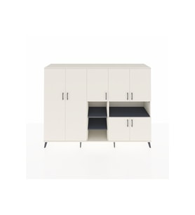 Hyperion Dolap 13 Raflı 7 Kapaklı 220x44x163 Aytaşı-Aytaşı/Antrasit