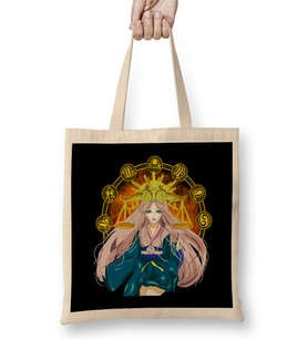 Anime Princess Magical Celestial Manga Girl Bez Çanta Uzun Saplı