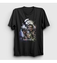 Presmono Unisex Siyah Cover Film Hayalet Avcıları Ghostbusters T-Shirt 245215tt