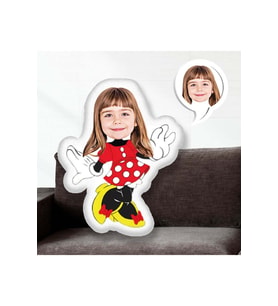Kişiye Özel Fotoğraflı Minnie Mouse Yastık 115272 70 cm
