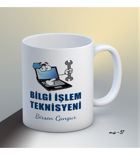 Kişiye Özel Bigi İşlem Temalı Kupa Bardak