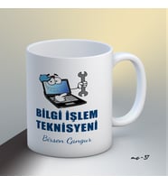 Kişiye Özel Bigi İşlem Temalı Kupa Bardak
