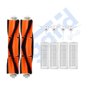 Xiaomi Mop 2 Pro (MJST1SHW) -Mop 2 Lite Uyumlu 2 Ana Fırça 4 Yan Fırça 4 Filtre PKT-iasgf0000346