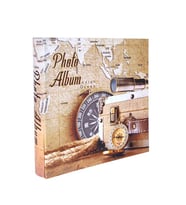 600'lük 10x15cm Fotoğraf Albümü Seyahat desenli