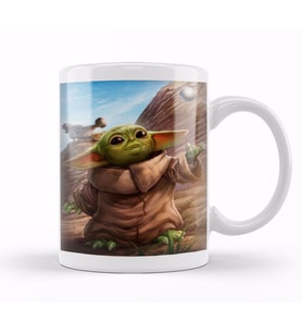 Baby Yoda Star Wars 01 Kupa Bardak Porselen