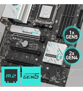 MSI B850 GAMING PLUS WIFI6E DDR5 HDMI-DP TYPEC PCIE 5.0 AM5 ATX