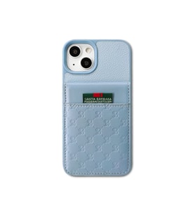 Çınarcık Dev Santa Barbara Polo Racquet Club iPhone 13 Pro Hulda Kartvizitli Kapak - Mavi