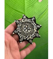 7X7 CM ZİRKON TAŞ İŞLEME DÜMEN ARMA YAMA DİKİŞ HOBİ AKSESUARI
