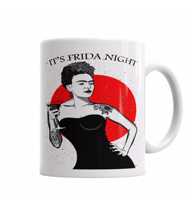 Frida  Kahlo Kupa Bardak Porselen