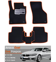 BMW 4 SERİSİ F36 XDRİVE (2014-2020) Uyumlu EVA Paspas Tam Set–Araca Özel,Su Geçirmez