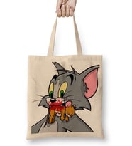 Tom And Jerry Happy Ending Bez Çanta Uzun Saplı