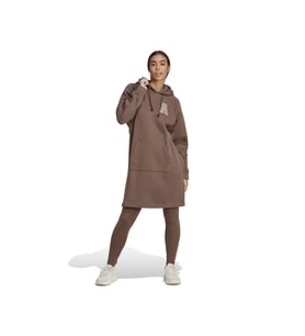 adidas W Lgm Dress Kadın Günlük Elbise IJ7282 Kahverengi
