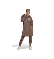 adidas W Lgm Dress Kadın Günlük Elbise IJ7282 Kahverengi
