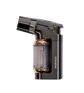 Parmida Tek Torch Pürmüz Gunmetal Masa Tipi Metal Puro Çakmağı