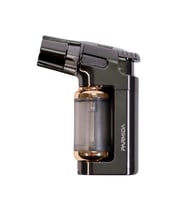 Parmida Tek Torch Pürmüz Gunmetal Masa Tipi Metal Puro Çakmağı