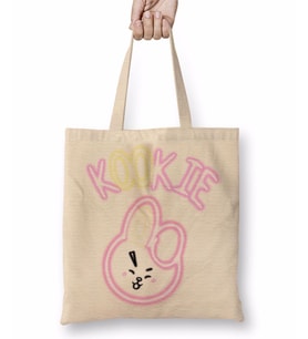 Bt21 Glowing Kookie Bts Bez Çanta Uzun Saplı