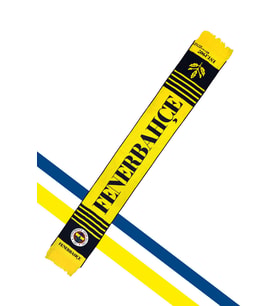 UNISEX SARI LACİVERT FENERBAHÇE DOKUMA ATKI