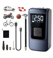 Valkyrie 150PSI 6000mAh Şarjlı Araba Top Bisiklet Hava Pompası LED Akıllı Powerbank