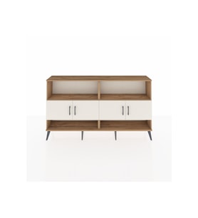 Arges Konsol 4 Raflı 4 Kapaklı 176x30x99 Çam-Aytaşı/Çam
