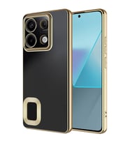 Xiaomi Redmi Note 13 Pro 5G Uyumlu Kılıf Kamera Korumalı Logo Gösteren Zore Omega Kapak