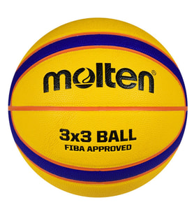 Molten 3x3 Sokak Basketbolu FIBA Onaylı Maç Topu B33T5000 (Sarı)