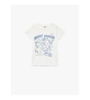 Koton Baskılı Ekru Kız Çocuk T-Shirt 6SKG10018AK