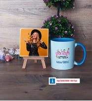Çocuk Gelişimi Uzmanı Fotoğraflı Dekoratif Taş, Kupa Bardak Beyaz Hediye (Model 4)