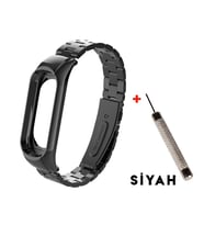 Xiaomi Mi Band 3 Aklıllı Saat 3 Bakla Çelik Kayış Kordon-(5775) - HPSBYI3847-1605