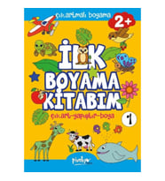 Çıkartmalı İlk Boyama Kitabım 2+ Yaş-1