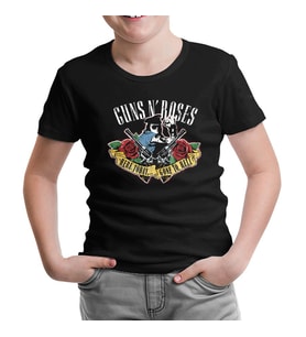 Guns N' Roses - Gone to Hell Siyah Çocuk Tshirt