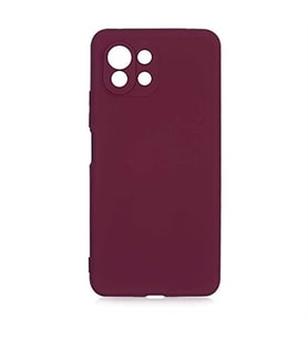 Coverzone Xiaomi Mi 11 Lite ?le Uyumlu K?l?f Z-Mara Lansman Vieri Tam Koruma Arka Kapak Kamera Koruma �?k?nt?l? P�r�zs�z Y�zey Mor