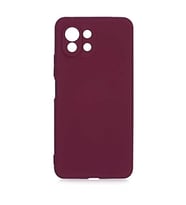 Coverzone Xiaomi Mi 11 Lite ?le Uyumlu K?l?f Z-Mara Lansman Vieri Tam Koruma Arka Kapak Kamera Koruma �?k?nt?l? P�r�zs�z Y�zey Mor