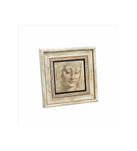 Baş Etüdü (Leonardo Da Vinci) Baskılı Taş Tablo 20x20