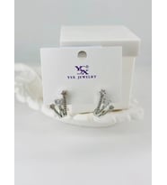 Zirkon Taşlı Üçlü Kombin Küpe - Kp00422