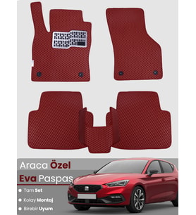 SEAT LEON KL (2020-2024) Uyumlu EVA Paspas Tam Set–Oto Paspas,Araca Özel,Kolay Montaj