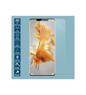 Huawei Mate 50 Pro Ultra Şeffaf Nano Ekran Koruyucu Film (Siyah)