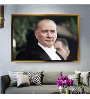 Altın Çerçeveli dekoratif tablo a140 (Gold)
