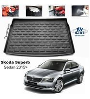 Skoda Super B Bagaj Havuzu Paspası 2015 Sonrası