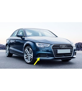 Audi A3 Sedan 2017-2020 Ön Tampon Sağ Sis Farı Kapağı 8V5807682M