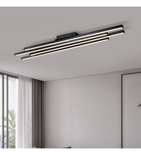 Antrasit 4* 100cm Led Tavan Lambası 4000K Gün Işığı Modern Avize