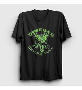 Presmono Unisex Siyah Getcha Dimebag Darrell Pantera T-Shirt 542630tt