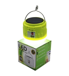 USB Şarjlı LED Solar Kamp Lambası