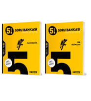 HIZ YAYINLARI 5. SINIF MATEMATİK + FEN BİLİMLERİ SORU BANKASI