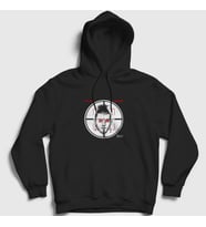 Presmono Unisex Siyah Killshot Eminem Kapüşonlu Sweatshirt 155670tt