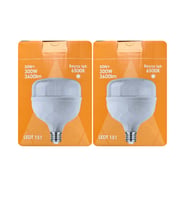 (2 Adet) Osaka 50W (300W) Beyaz Işık E27 Duylu (Kalın Duy) Led Torch Ampul