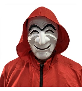 Koreli Hırsız Teatral Hahoe Maskesi - Dali Maskesi
