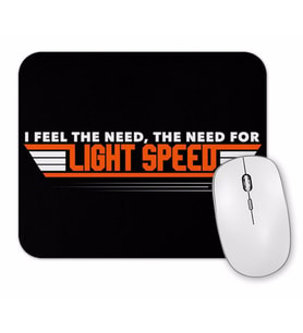 Star Wars Light Speed Mouse Pad