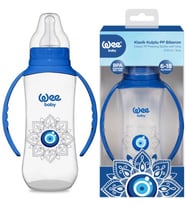 Wee Baby Klasik Kulplu PP Biberon 270ML Nazar Boncuğu