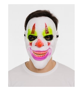 Mey İthalat® Delirten Gülüş Psikopat Palyaço Temalı Joker Maskesi